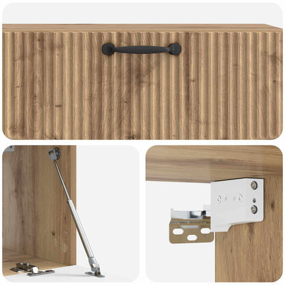 Wall-Mounted TV Cabinet Artisan Oak 98 x 31 x 30 cm