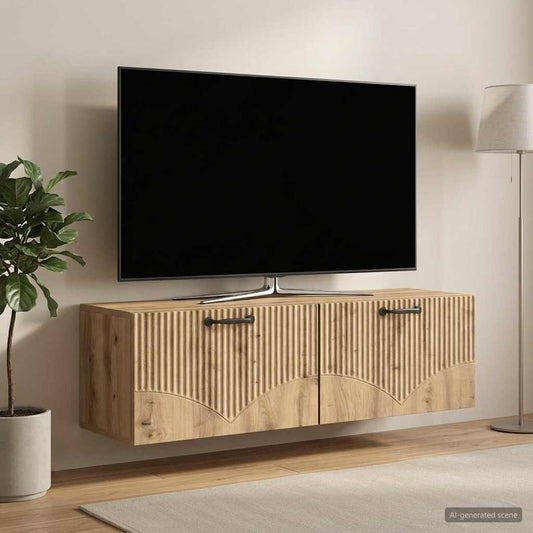 Wall-Mounted TV Cabinet Artisan Oak 98 x 31 x 30 cm
