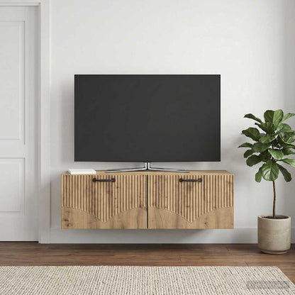Wall-Mounted TV Cabinet Artisan Oak 98 x 31 x 30 cm