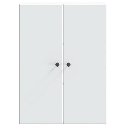Wall-Mounted Cabinet White 66 x 34.5 x 90 cm Engineered Wood