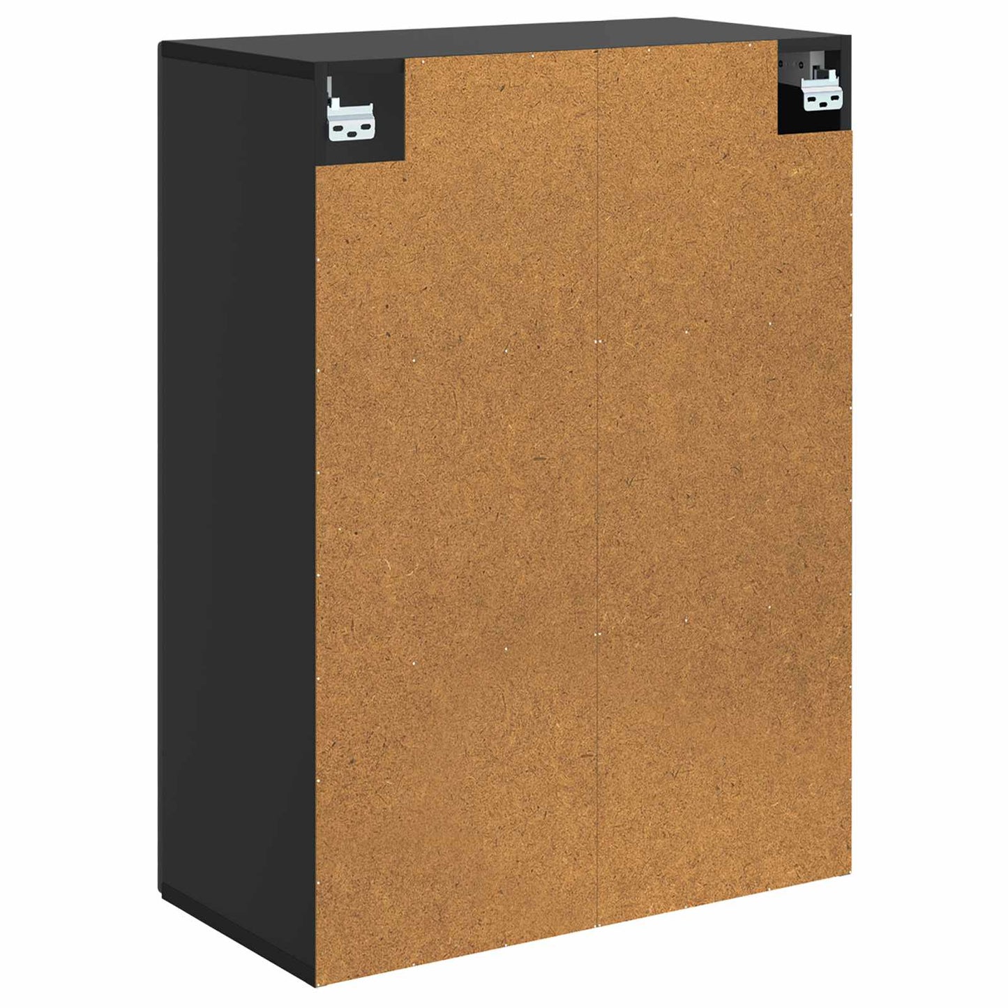 Wall-Mounted Cabinet 66 x 34.5 x 90 cm Engineered Wood Black