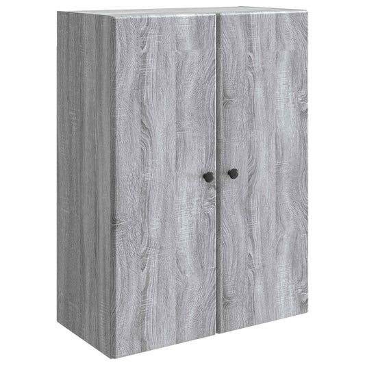 Wall-Mounted Cabinet Grey Sonoma 66 x 34.5 x 90 cm