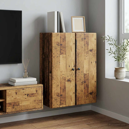 Wall-Mounted Cabinet 66 x 34.5 x 90 cm Engineered Wood Old Wood