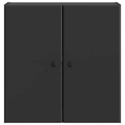 Wall-Mounted Cabinet 59 x 31 x 60 cm Engineered Wood Black