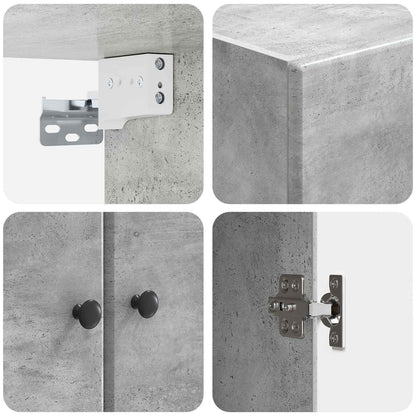 Wall-Mounted Cabinet 59 x 31 x 60 cm Engineered Wood