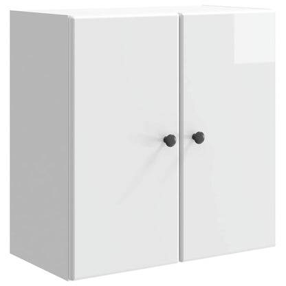 Wall-Mounted Cabinet High Gloss White 59 x 31 x 60 cm