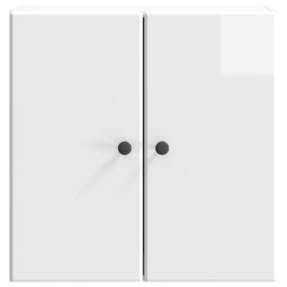 Wall-Mounted Cabinet High Gloss White 59 x 31 x 60 cm