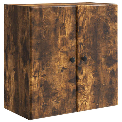 Wall-Mounted Cabinet 59 x 31 x 60 cm Engineered Wood Smoked Oak