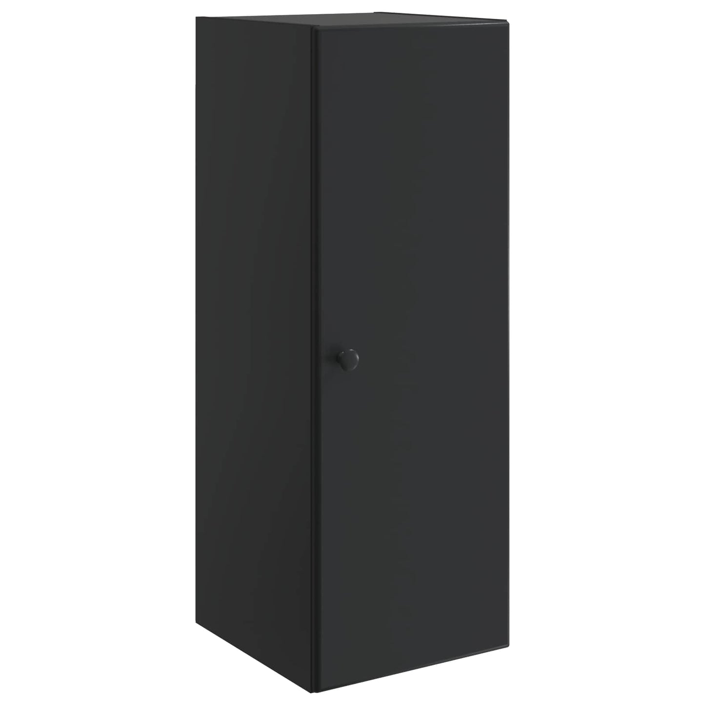 Wall-Mounted Cabinet 33 x 34.5 x 90 cm Engineered Wood Black