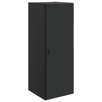 Wall-Mounted Cabinet 33 x 34.5 x 90 cm Engineered Wood Black