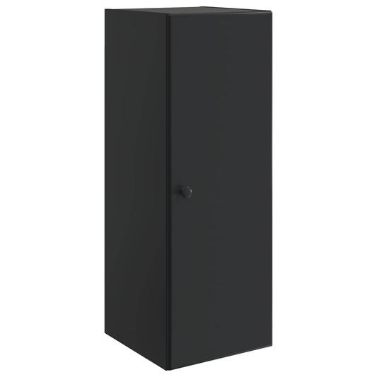 Wall-Mounted Cabinet Black 33 x 34.5 x 90 cm Engineered Wood