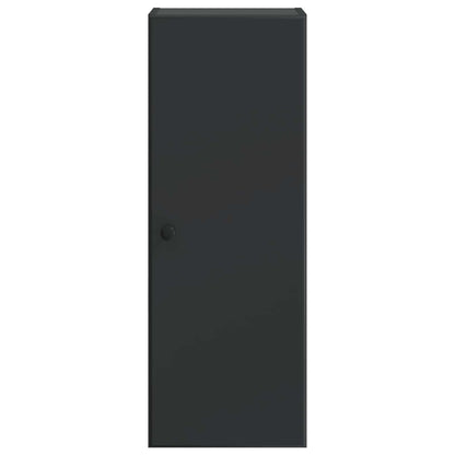 Wall-Mounted Cabinet 33 x 34.5 x 90 cm Engineered Wood Black