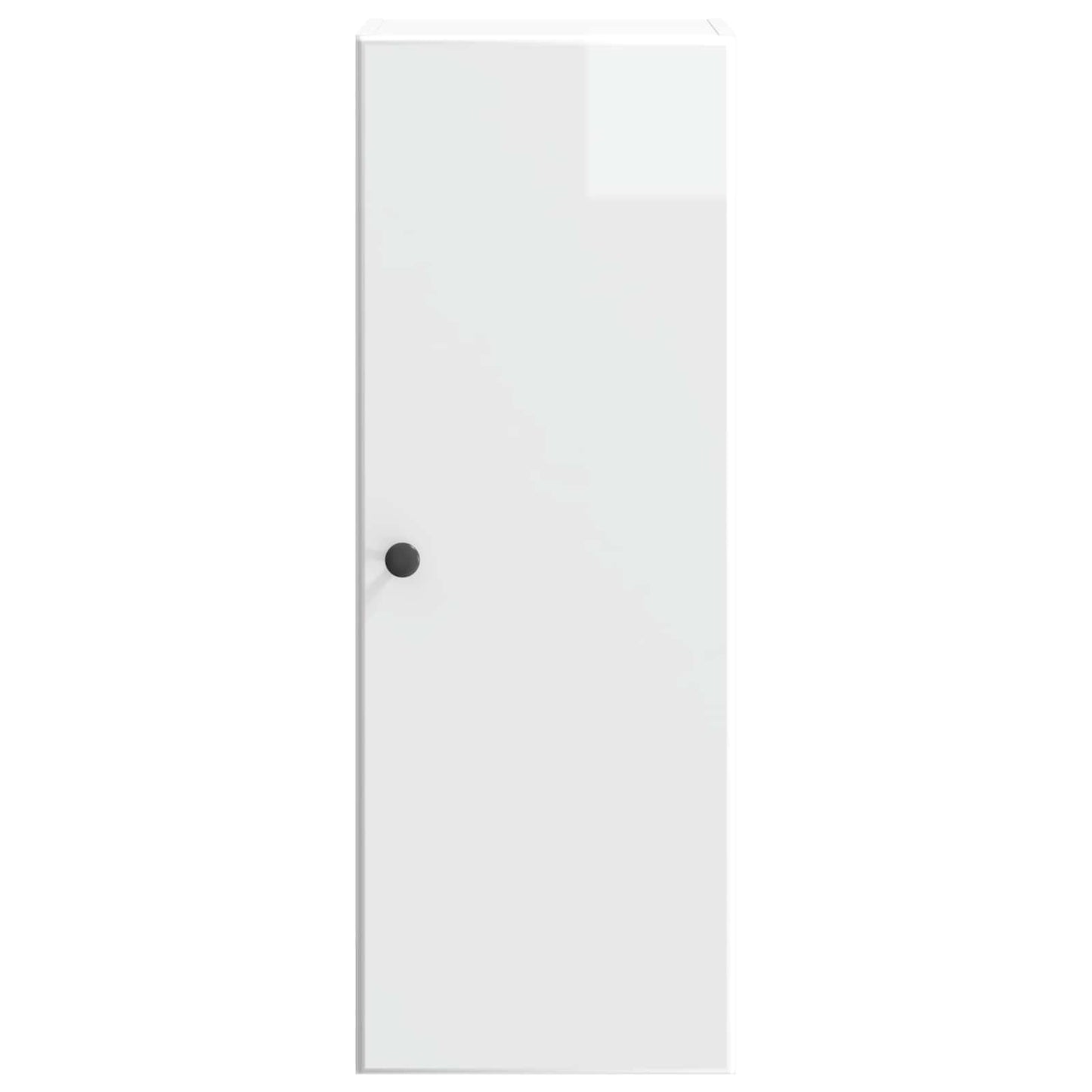 Wall-Mounted Cabinet High Gloss White 33 x 34.5 x 90 cm