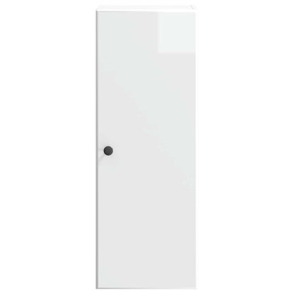 Wall-Mounted Cabinet High Gloss White 33 x 34.5 x 90 cm