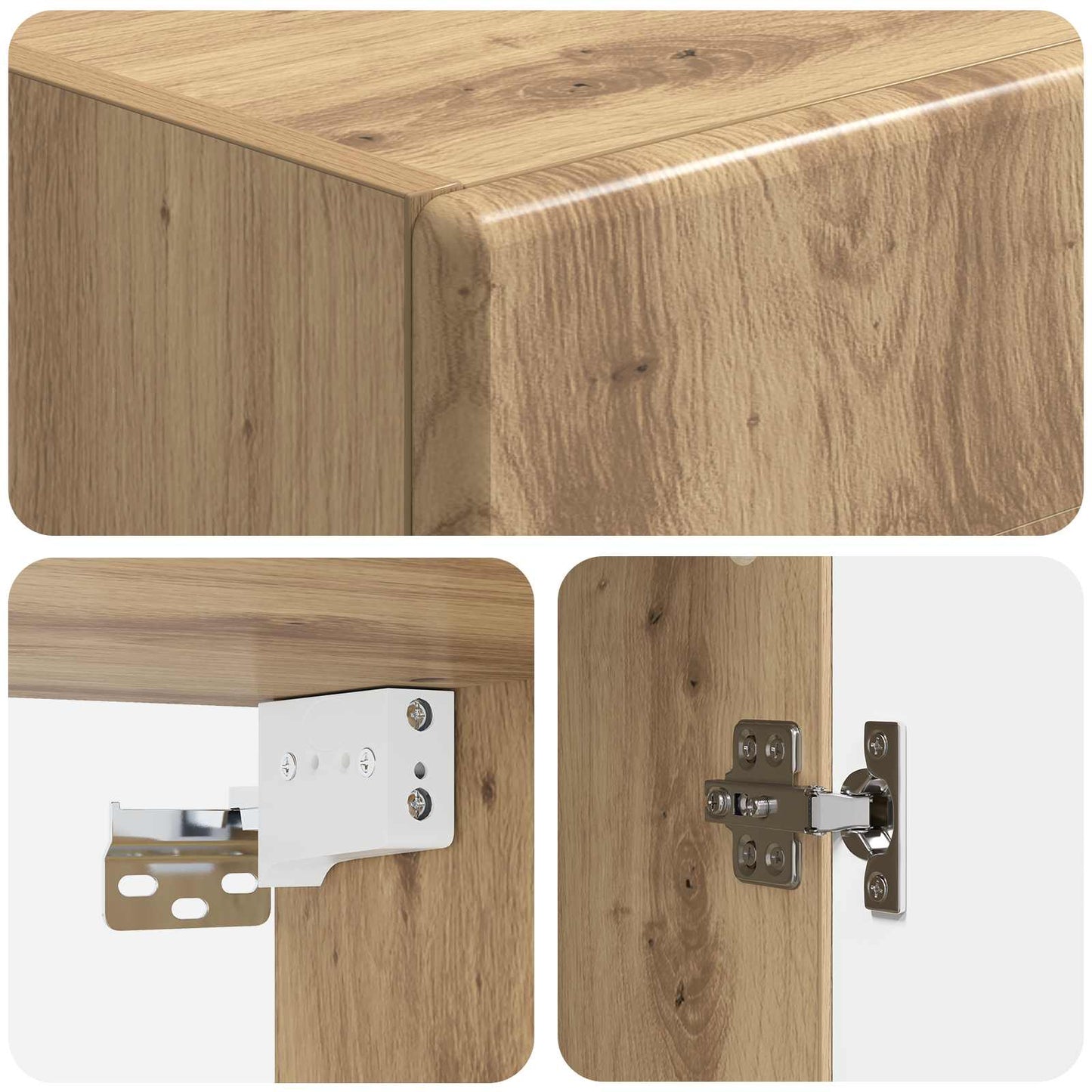 Wall-Mounted Cabinet Artisan Oak 33 x 34.5 x 90 cm