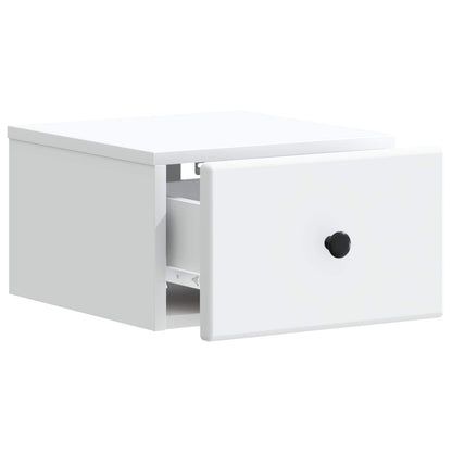 Wall-Mounted Bedside Cabinet 2 pcs White 34.5 x 33 x 20 cm