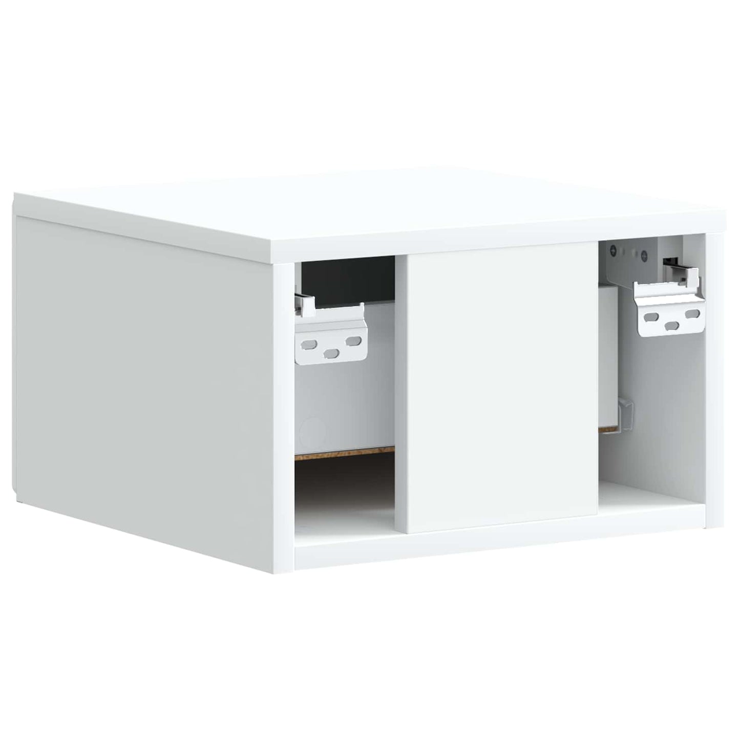 Wall-Mounted Bedside Cabinet 2 pcs White 34.5 x 33 x 20 cm