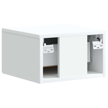 Wall-Mounted Bedside Cabinet 2 pcs White 34.5 x 33 x 20 cm