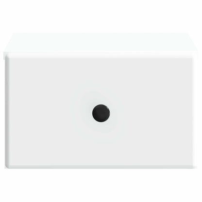 Wall-Mounted Bedside Cabinet 2 pcs White 34.5 x 33 x 20 cm
