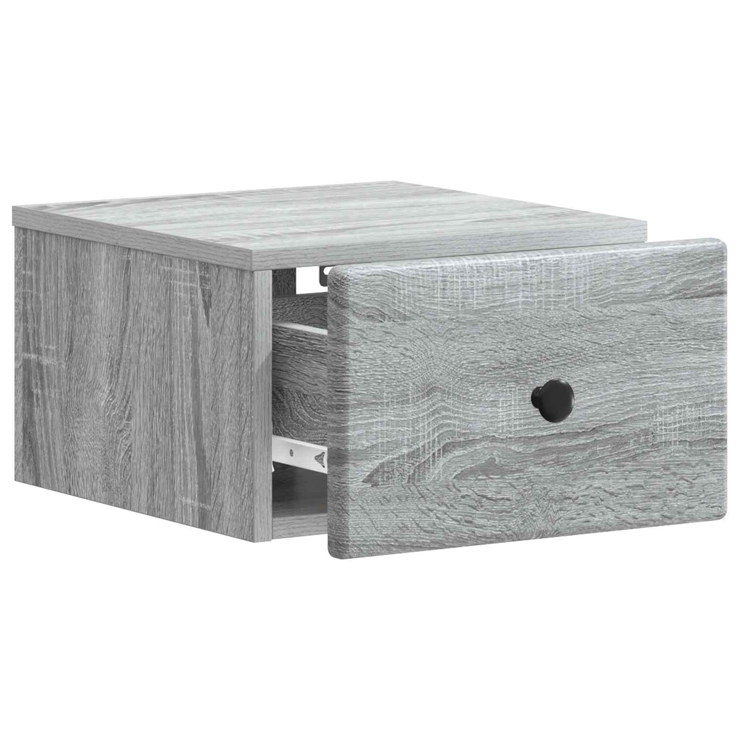 Wall-Mounted Bedside Cabinet 2 pcs Grey Sonoma Engineered Wood