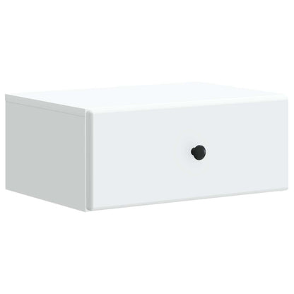 Wall-Mounted Bedside Cabinet 2 pcs White 49 x 34.5 x 20 cm