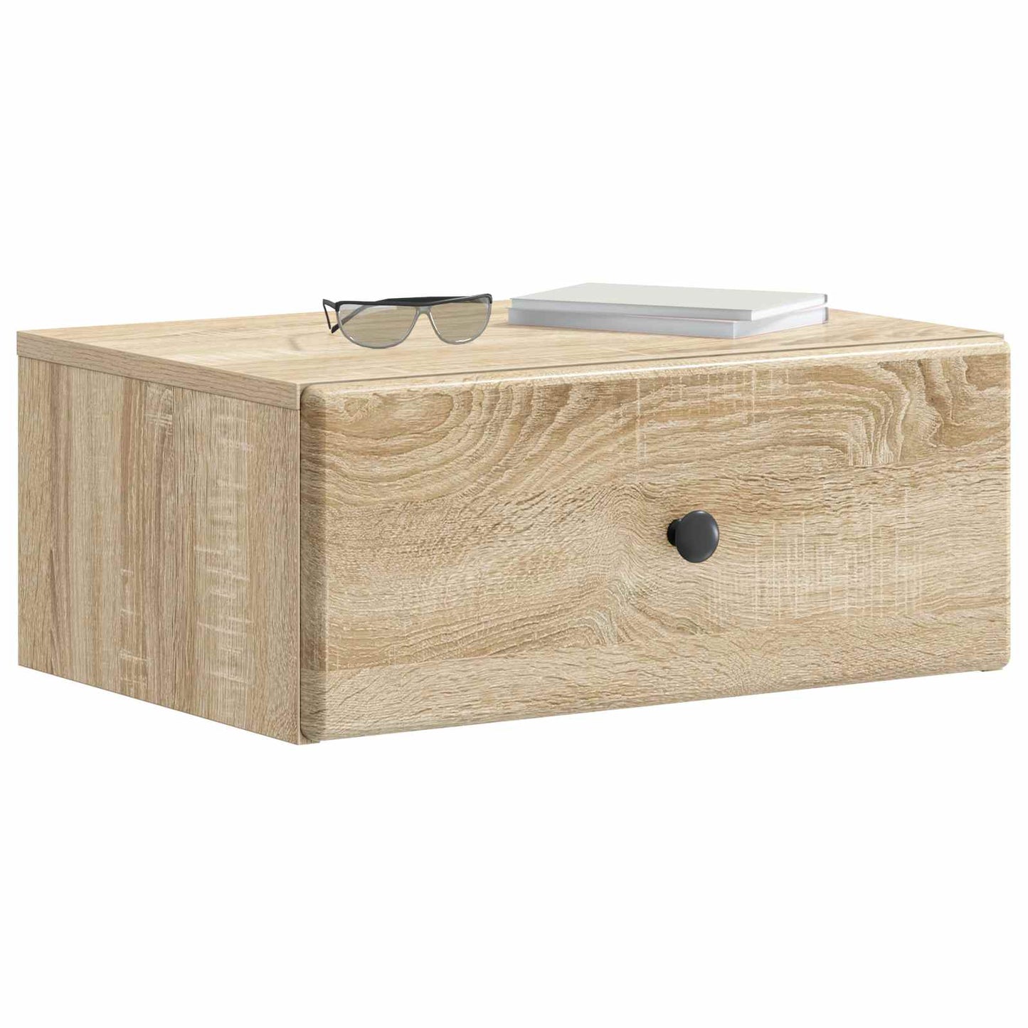 Wall-Mounted Bedside Cabinet 2 pcs Sonoma Oak 49 x 34.5 x 20 cm