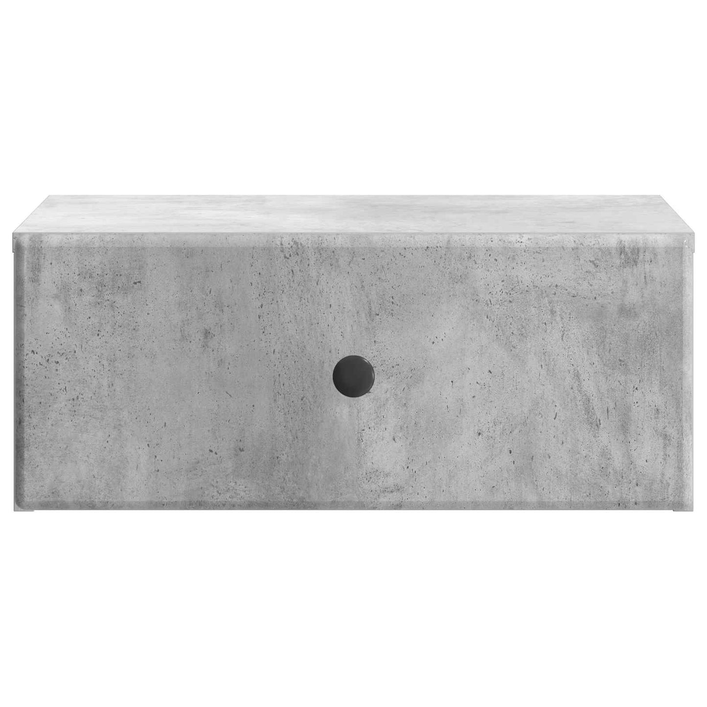 Wall-Mounted Bedside Cabinet 2 pcs Concrete Grey
