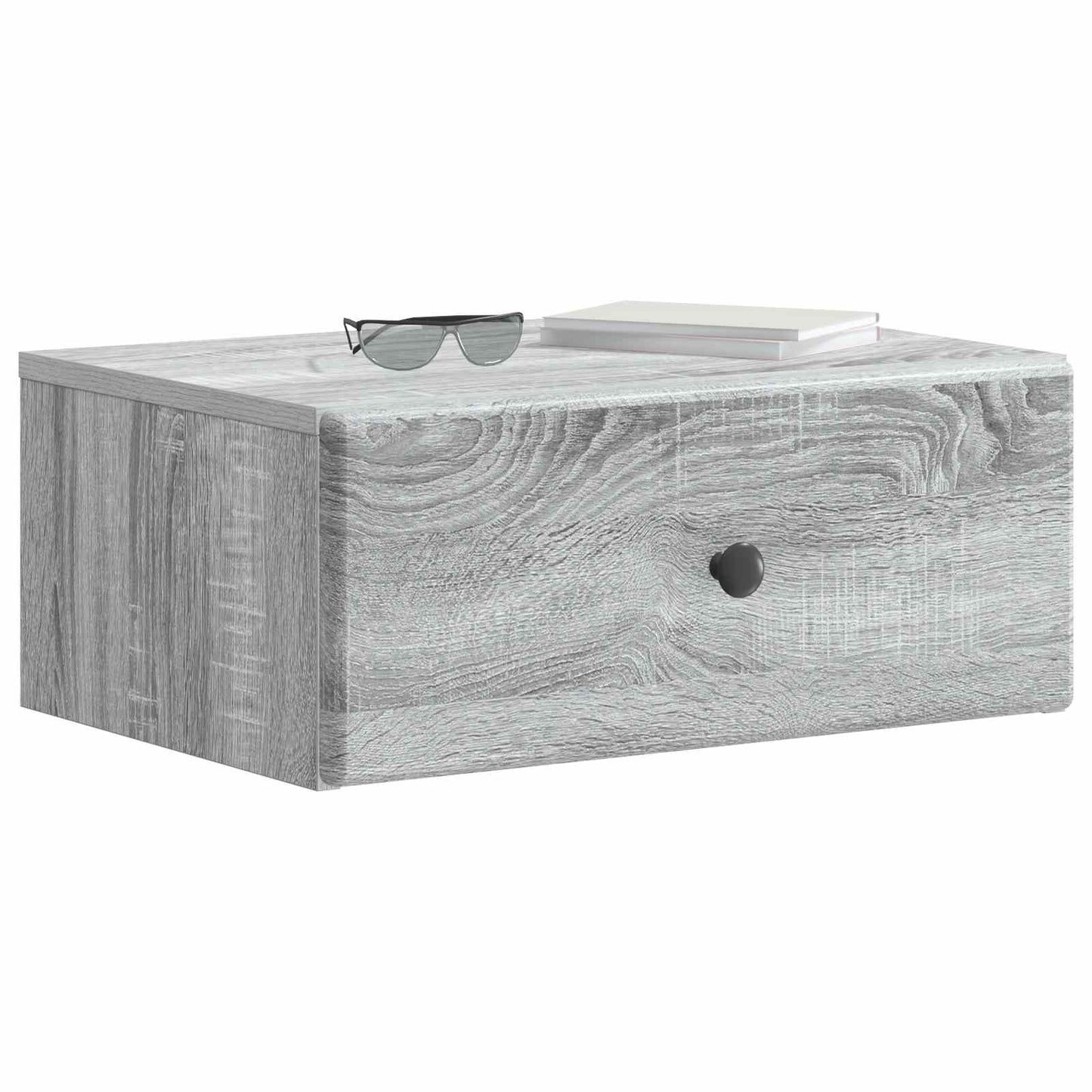 Wall-Mounted Bedside Cabinet 2 pcs Grey Sonoma Engineered Wood