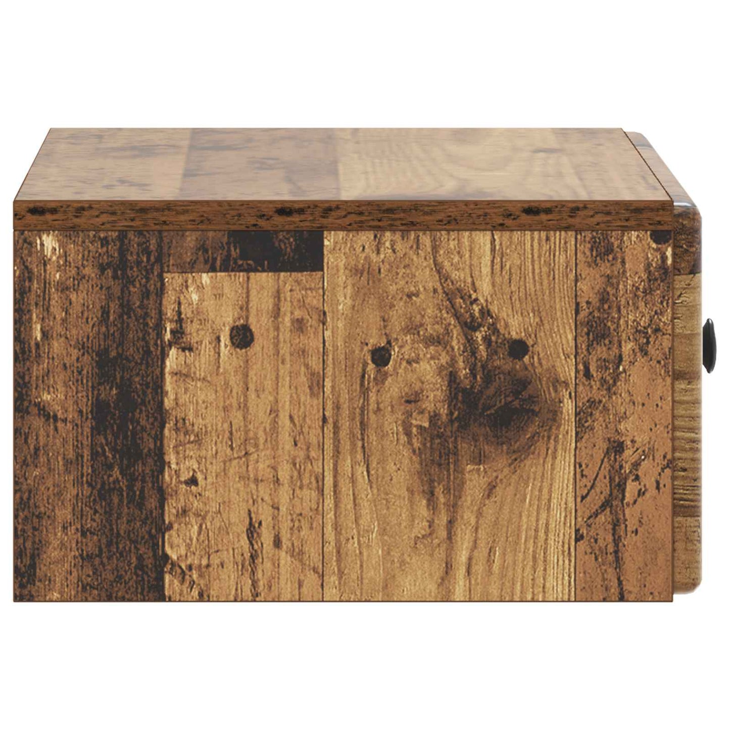 Wall-Mounted Bedside Cabinet Old Wood 49 x 34.5 x 20 cm