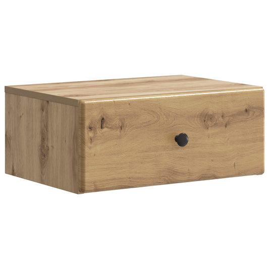 Wall-Mounted Bedside Cabinet Artisan Oak 49 x 34.5 x 20 cm