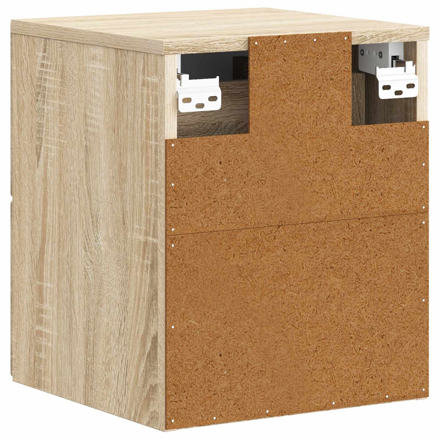 Wall-Mounted Bedside Cabinet 2 pcs Sonoma Oak 34.5 x 33 x 40 cm