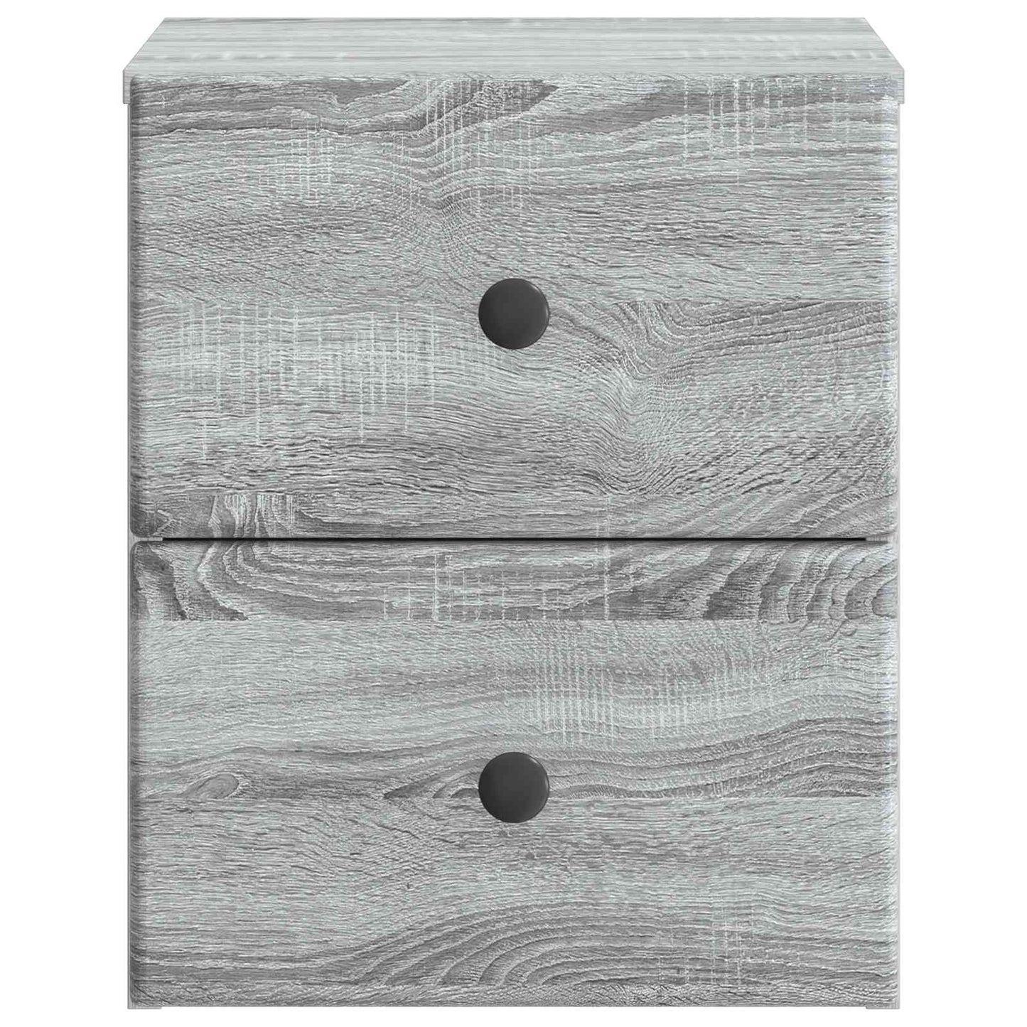 Wall-Mounted Bedside Cabinet Grey Sonoma 34.5 x 33 x 40 cm