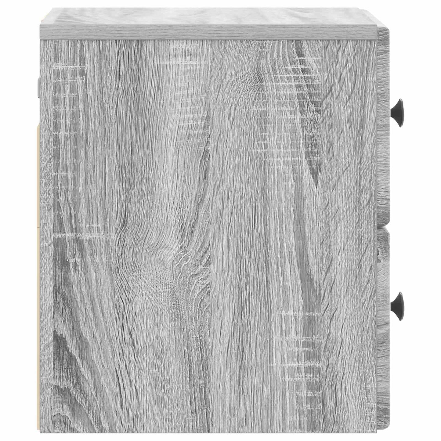 Wall-Mounted Bedside Cabinet Grey Sonoma 34.5 x 33 x 40 cm