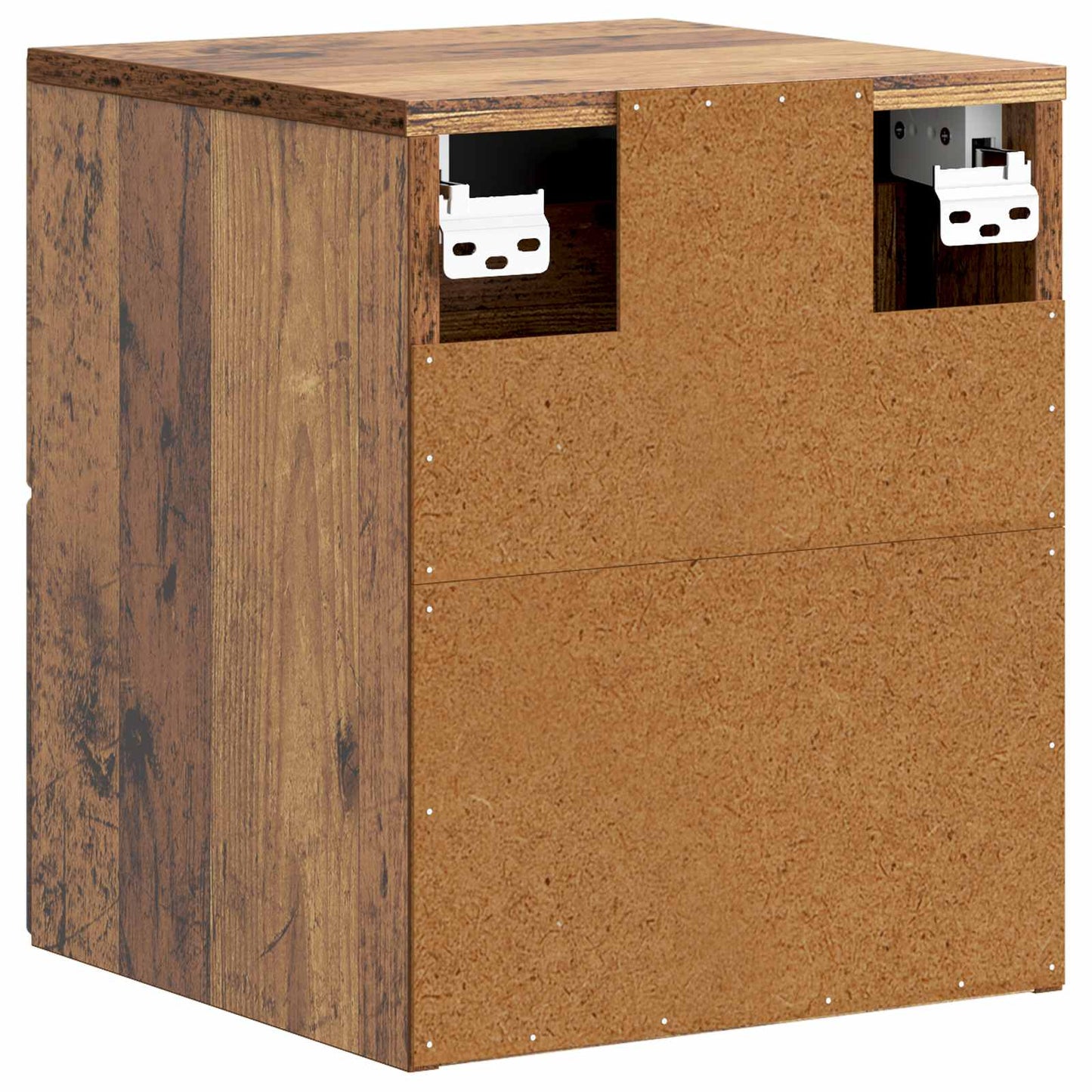 Wall-Mounted Bedside Cabinet Old Wood 34.5 x 33 x 40 cm