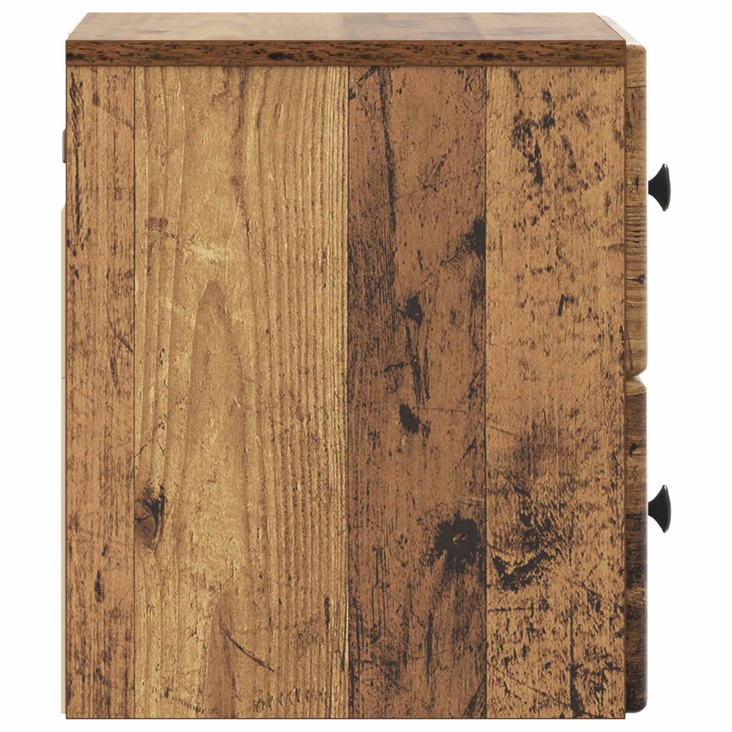 Wall-Mounted Bedside Cabinet Old Wood 34.5 x 33 x 40 cm