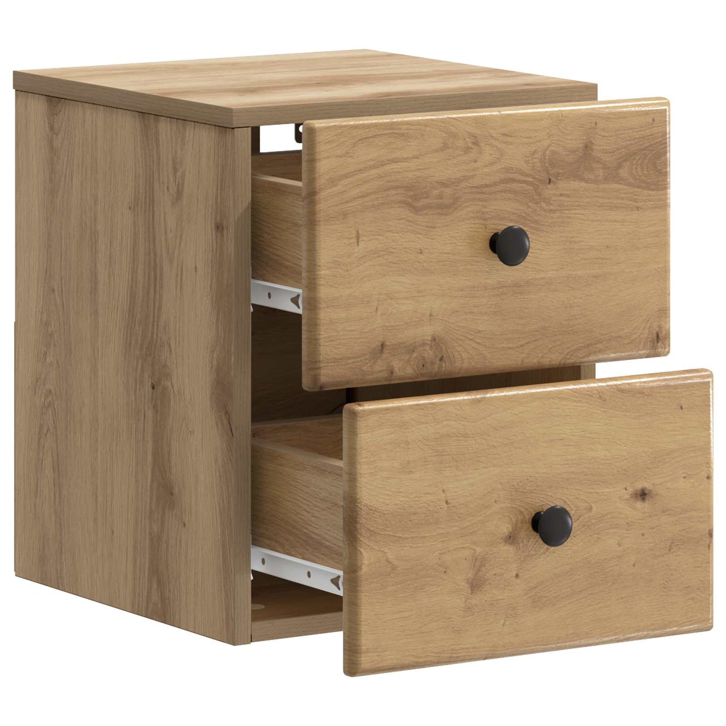 Wall-Mounted Bedside Cabinet Artisan Oak 34.5 x 33 x 40 cm
