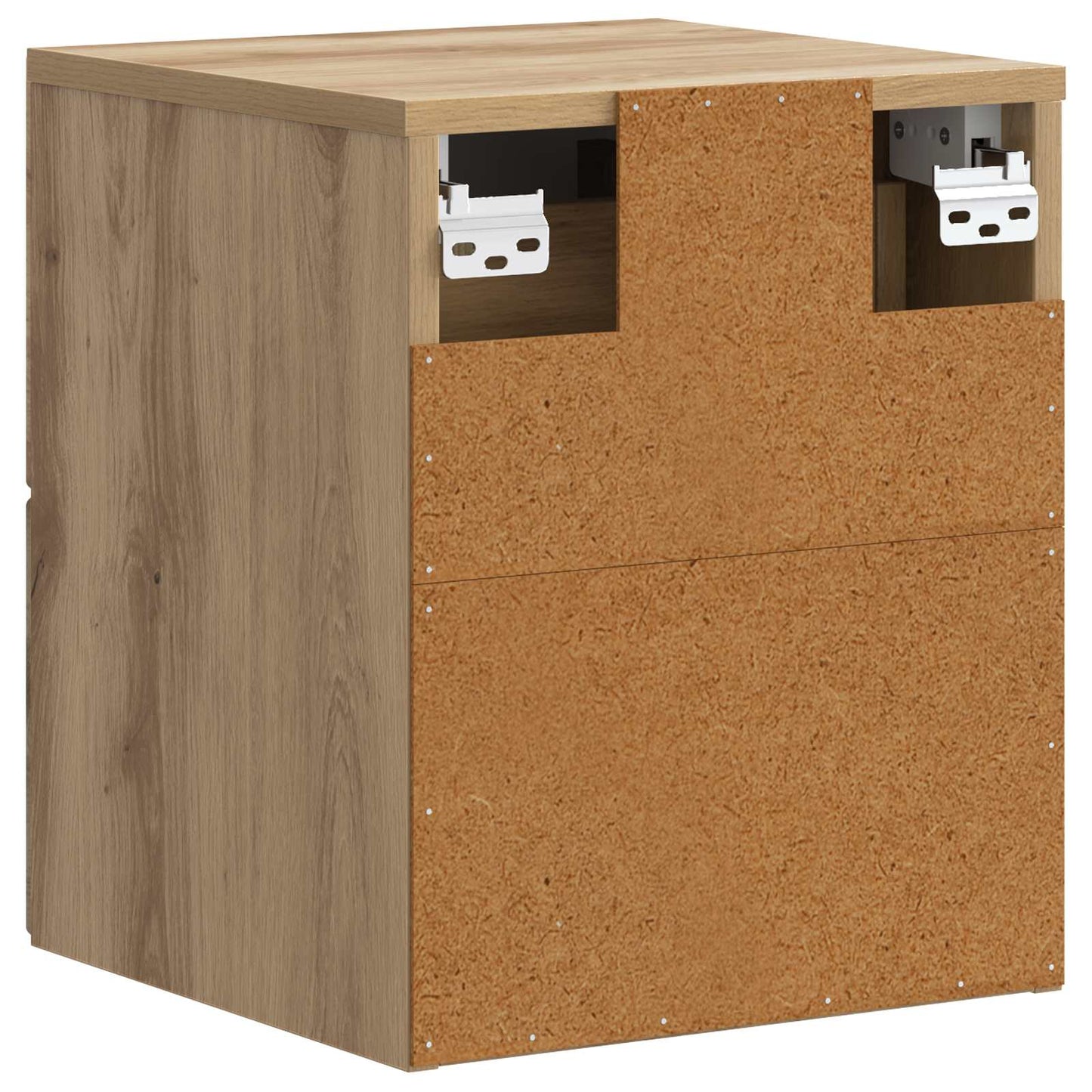 Wall-Mounted Bedside Cabinet 2 pcs Artisan Oak Engineered Wood