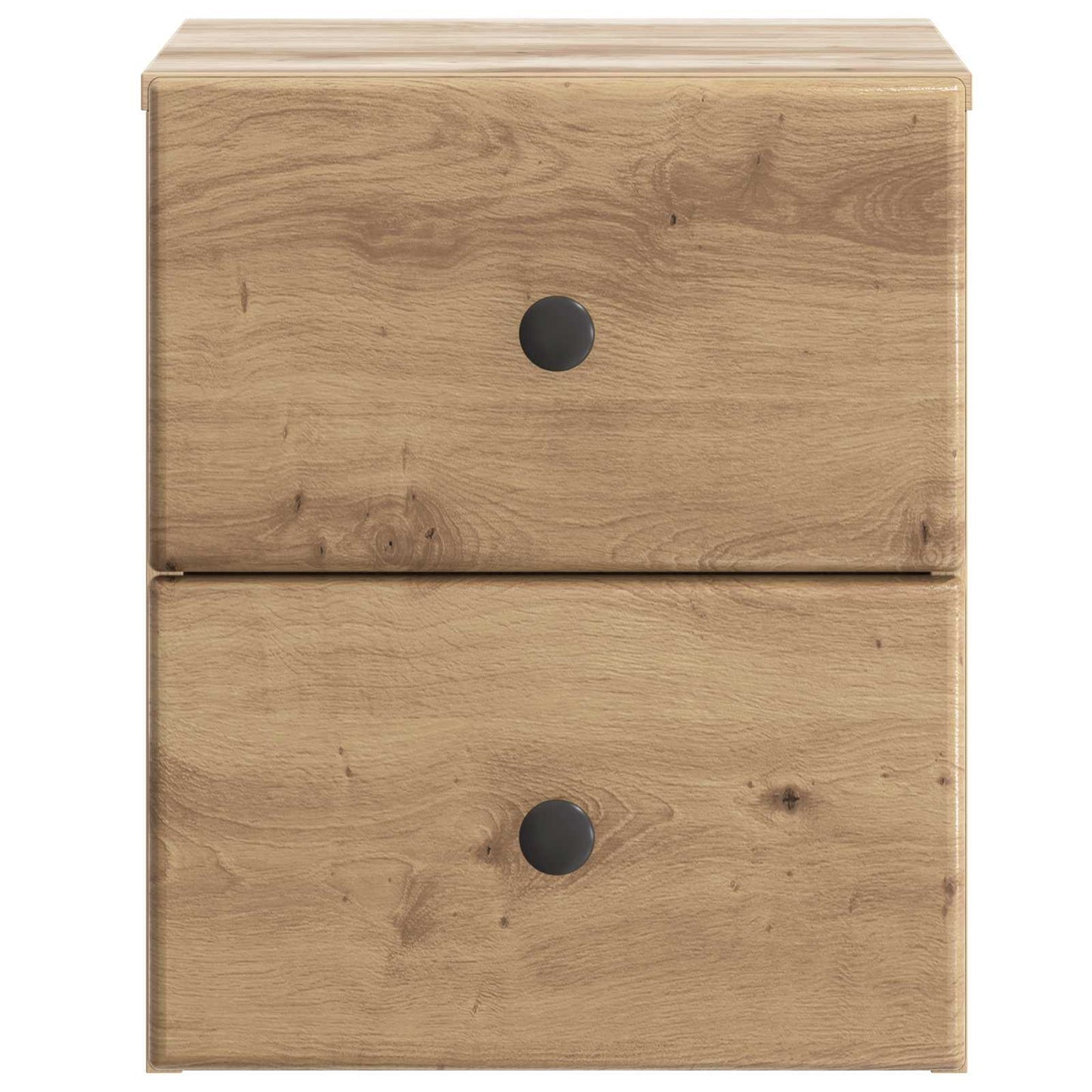 Wall-Mounted Bedside Cabinet 2 pcs Artisan Oak Engineered Wood