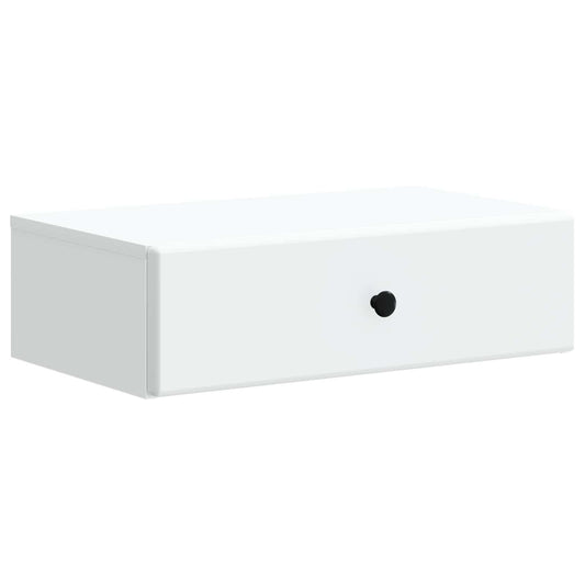 Wall-Mounted Side Table White 59 x 34.5 x 17 cm Engineered Wood