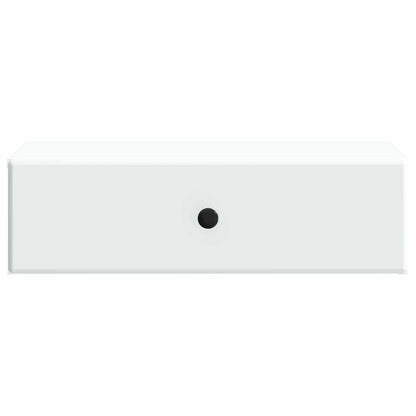 Wall-Mounted Side Table White 59 x 34.5 x 17 cm Engineered Wood