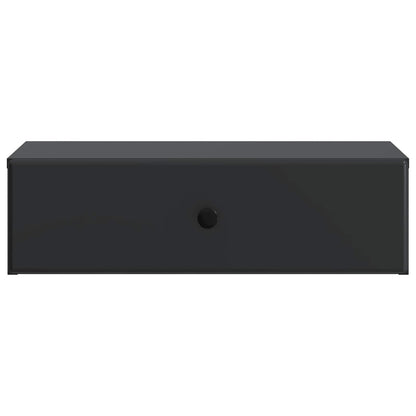 Wall-Mounted Side Table Black 59 x 34.5 x 17 cm Engineered Wood