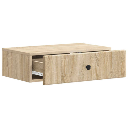 Wall-Mounted Side Table Sonoma Oak 59 x 34.5 x 17 cm