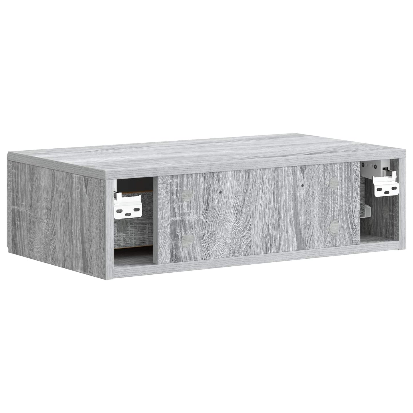 Wall-Mounted Side Table Grey Sonoma 59 x 34.5 x 17 cm