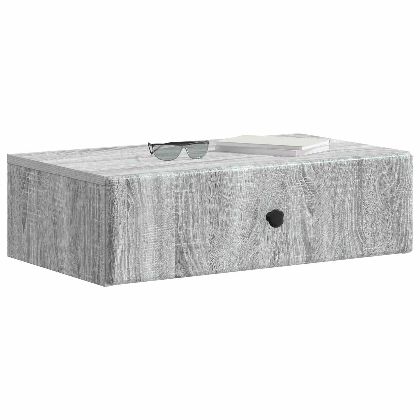 Wall-Mounted Side Table Grey Sonoma 59 x 34.5 x 17 cm