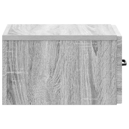 Wall-Mounted Side Table Grey Sonoma 59 x 34.5 x 17 cm