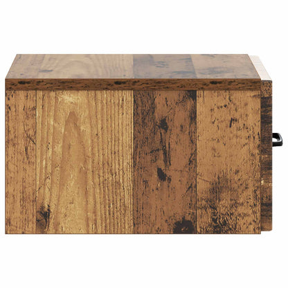 Wall-Mounted Side Table Wall-mounted Old Wood 59 x 34.5 x 17 cm