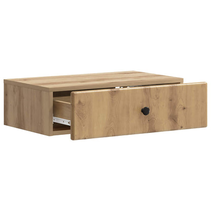 Wall-Mounted Side Table Artisan Oak 59 x 34.5 x 17 cm