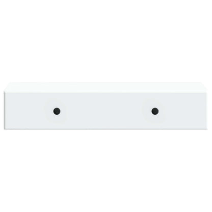 Wall-Mounted Side Table Wall-mounted White 87.5 x 34.5 x 17 cm