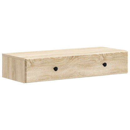 Wall-Mounted Side Table Sonoma Oak 87.5 x 34.5 x 17 cm