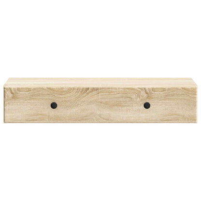 Wall-Mounted Side Table Sonoma Oak 87.5 x 34.5 x 17 cm